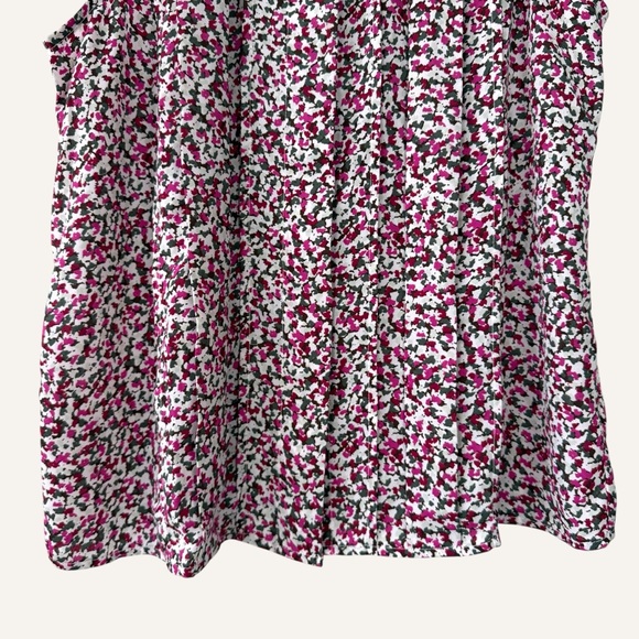 Ann Taylor - Floral Romantic Sleeveless Feminine Button Up Flowy Size S - Picture 5 of 9